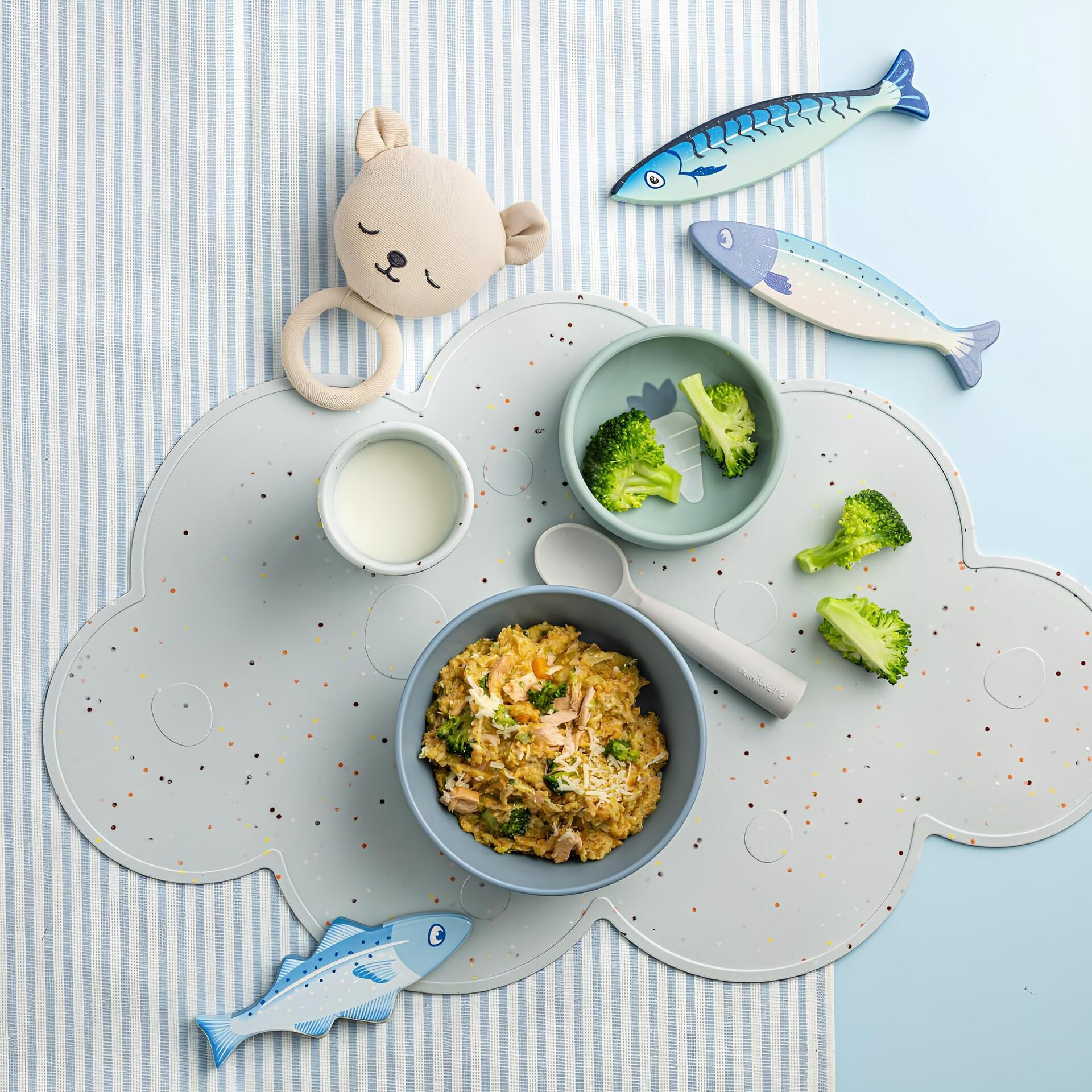 طرز تهیه پوره سالمون و بروکلی با پنیر